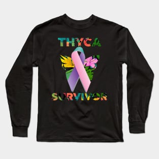 Thyca Survivor - Thyroid cancer survivor Long Sleeve T-Shirt